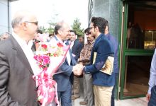 گزارش تصویری از استقبال دانشگاهیان و مردم شاهرود  از پروفسور علی اکبر جلالی  در دانشگاه صنعتی شاهرود